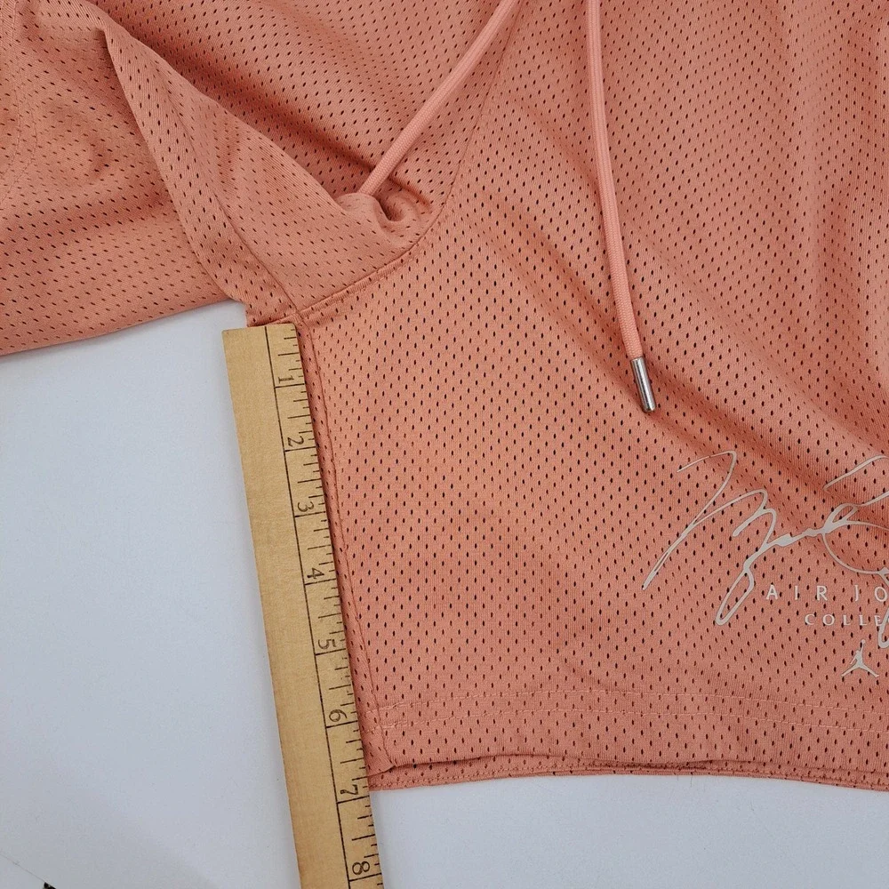 Jordan Flight Collection Mesh Basketball Shorts Mens Small Polyester Peach Solid